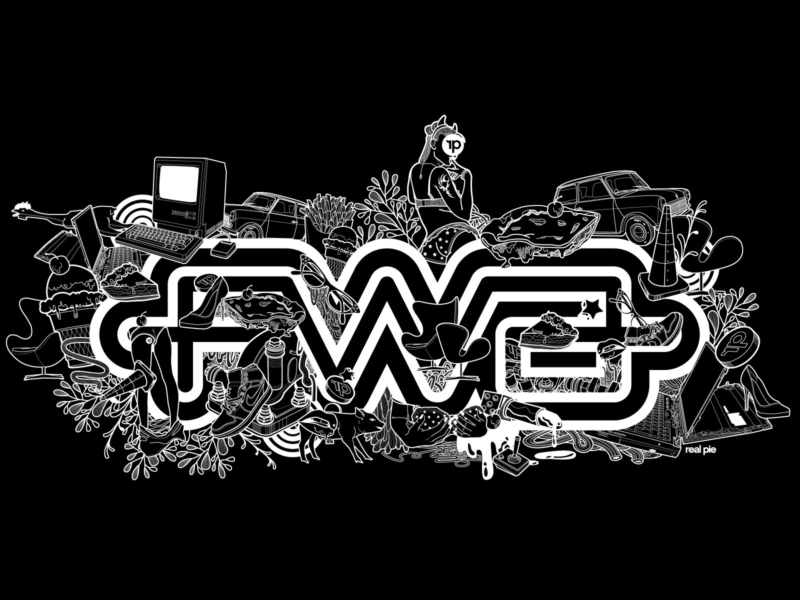 FWA黑色專輯壁紙 #33 - 1600x1200