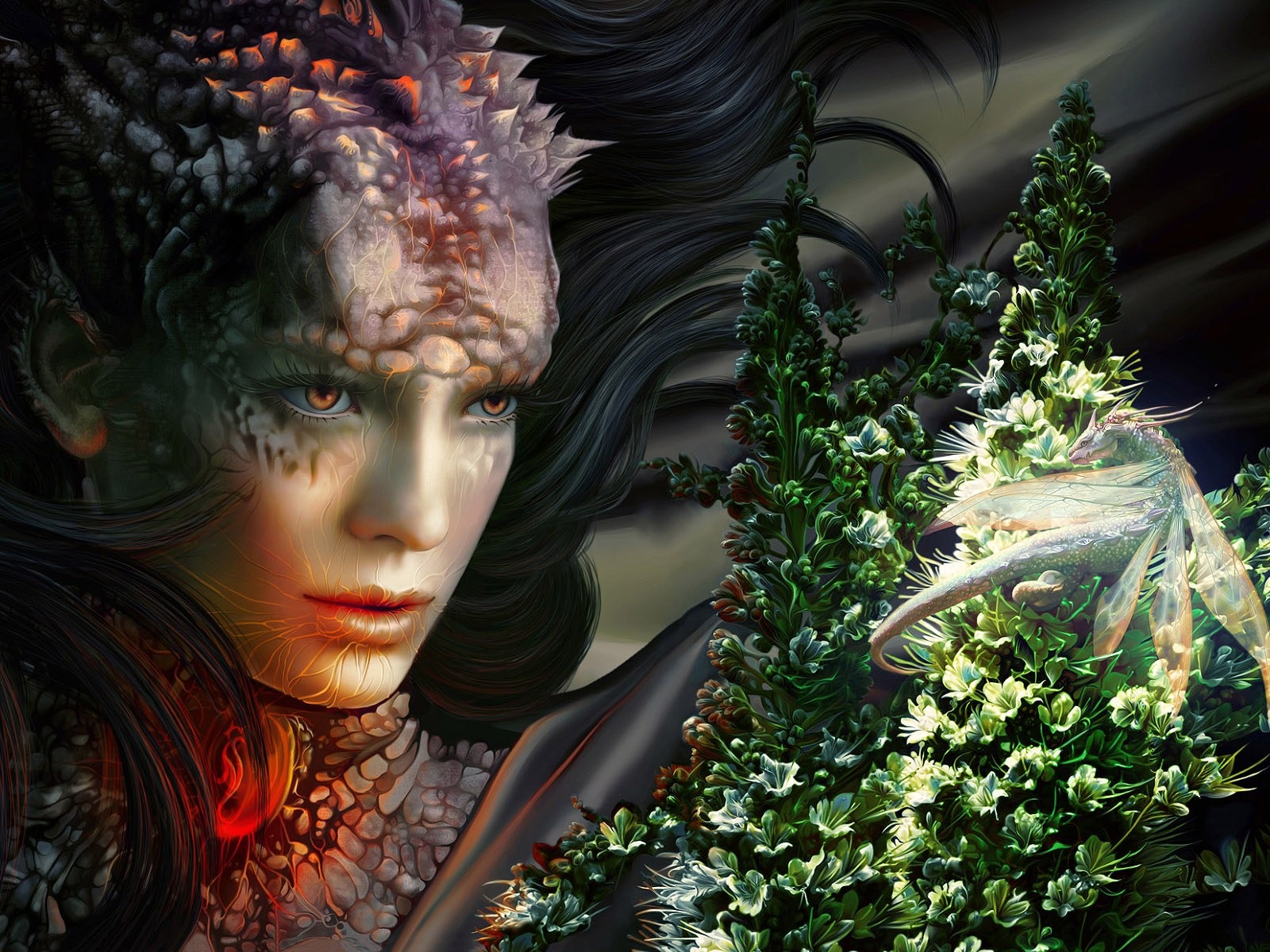 奇幻女性精美插畫壁紙 #5 - 1600x1200
