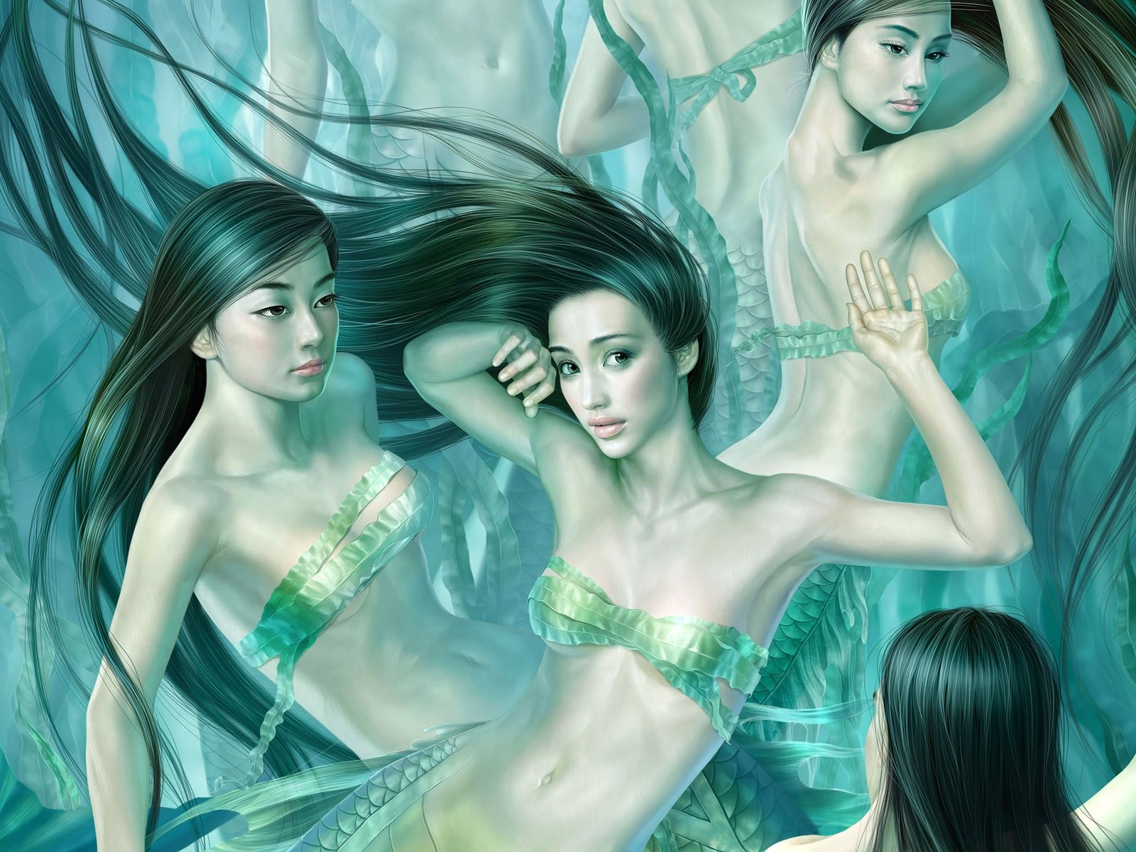 奇幻女性精美插畫壁紙 #16 - 1600x1200