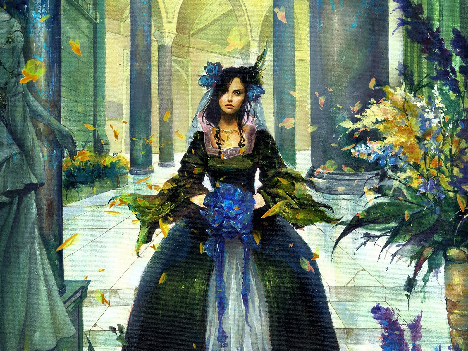 奇幻女性精美插畫壁紙 #18 - 1600x1200