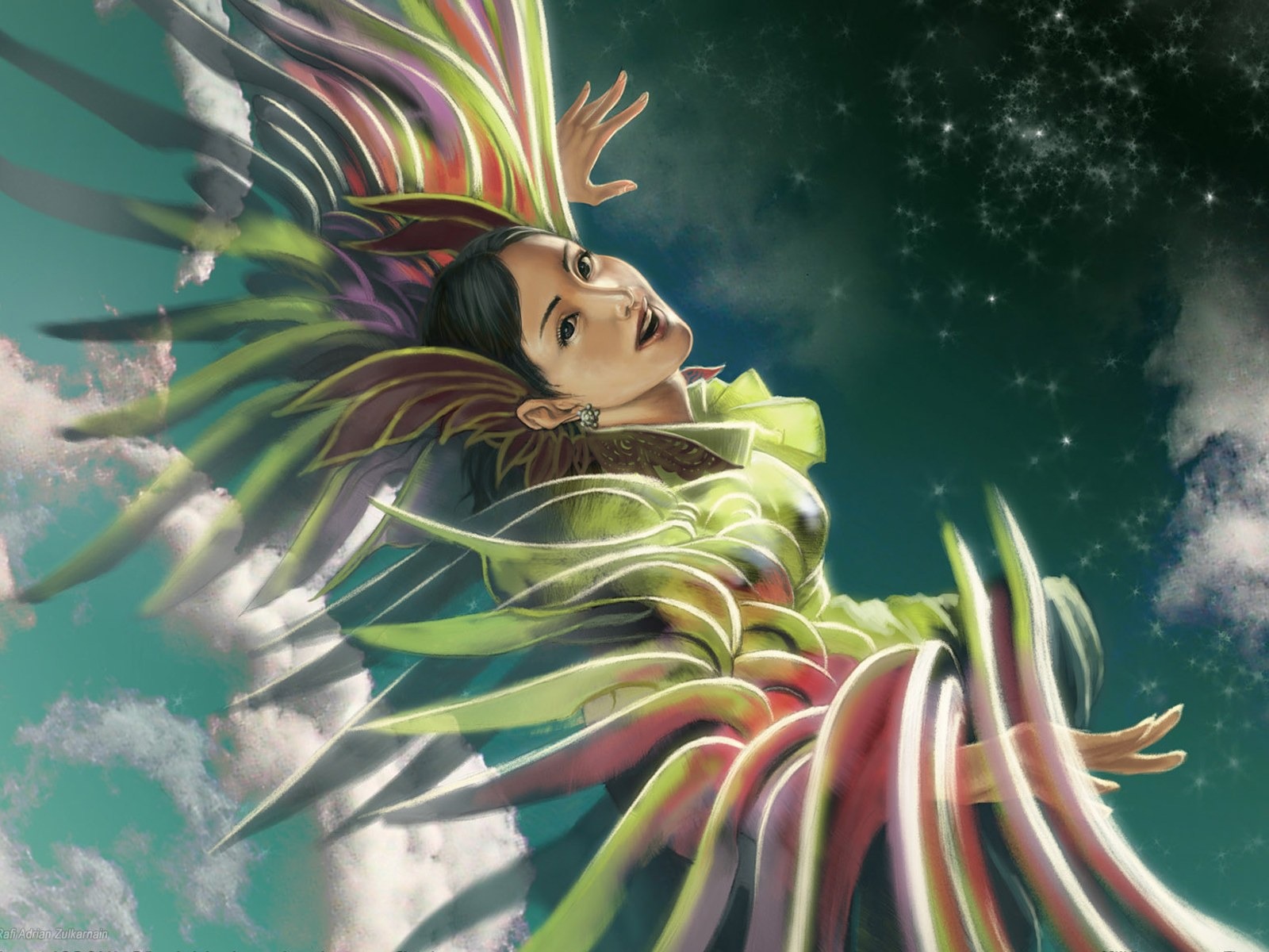 奇幻女性精美插畫壁紙 #38 - 1600x1200