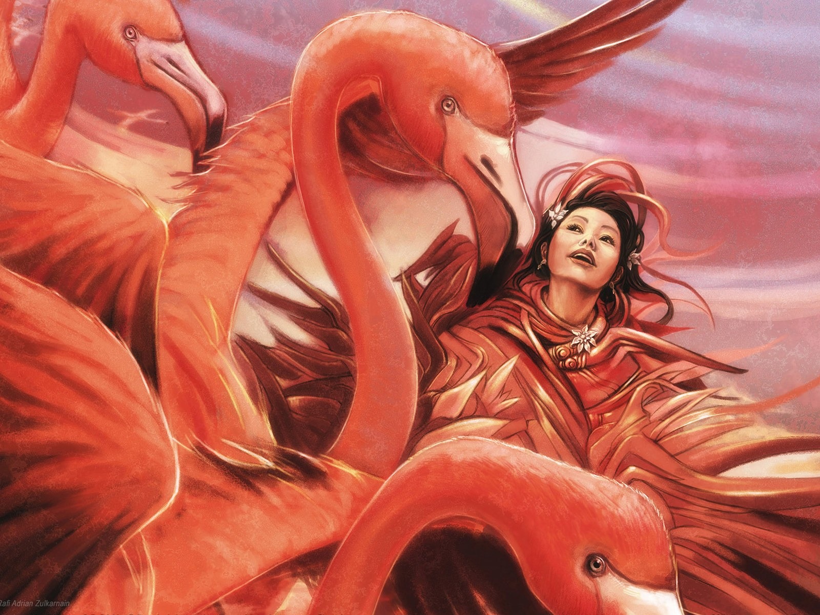 奇幻女性精美插畫壁紙 #39 - 1600x1200