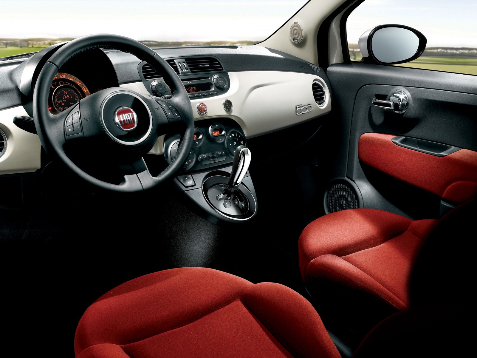 Fiat 500 tapet #3 - 1600x1200