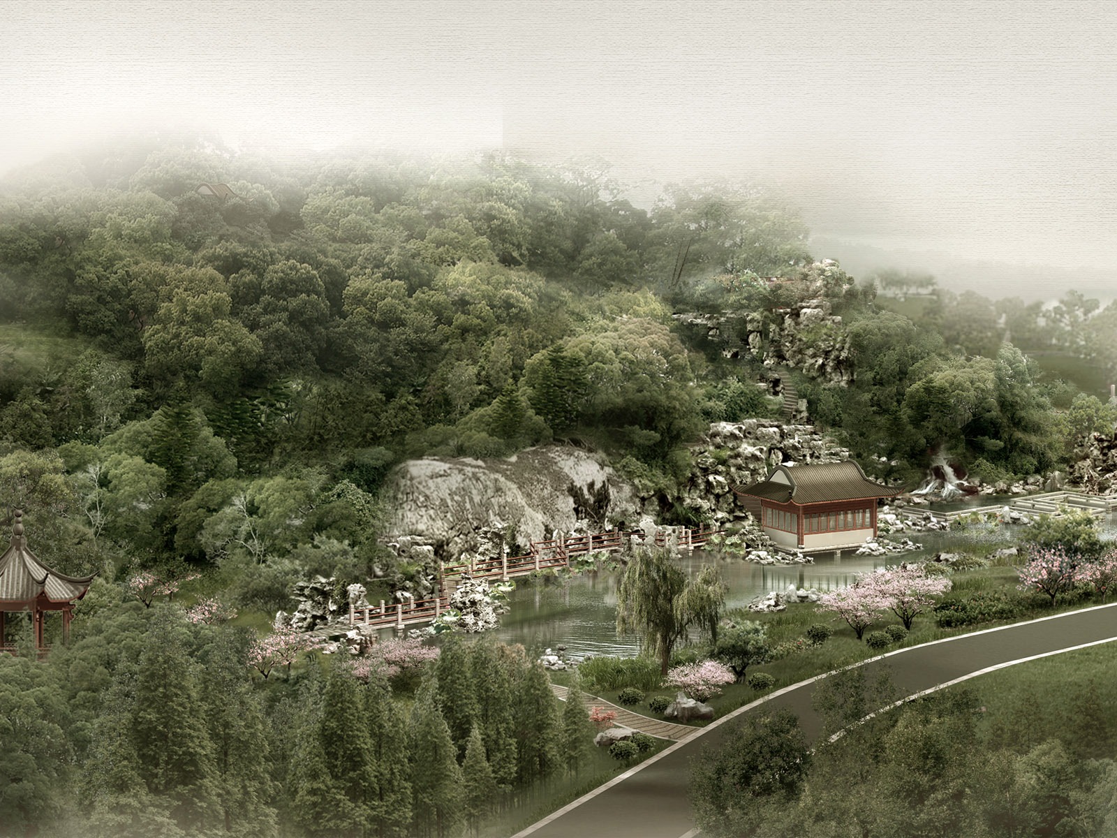 建築園林精美壁紙 #37 - 1600x1200