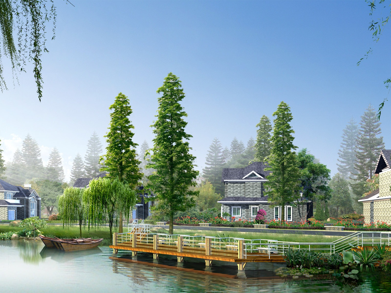建築園林精美壁紙 #39 - 1600x1200