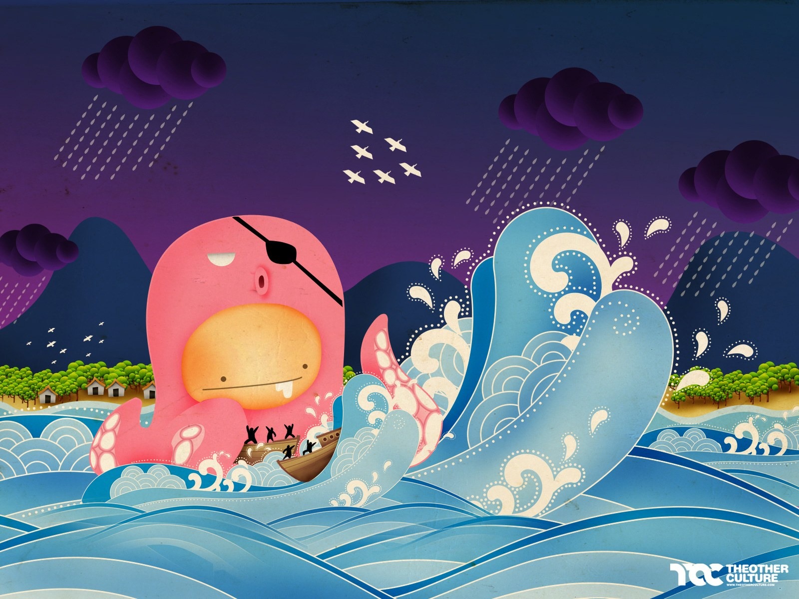 插畫設計合集壁紙 #33 - 1600x1200