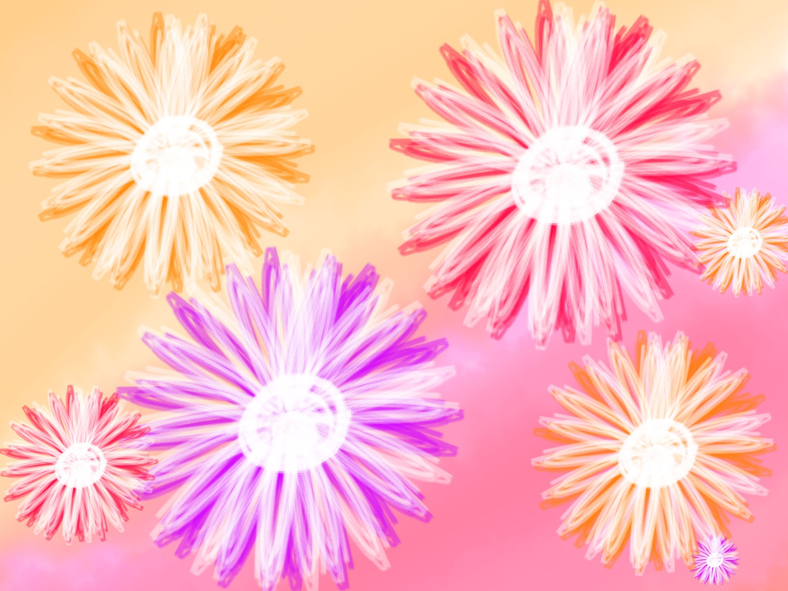 合成花卉 高清壁紙 #22 - 1600x1200