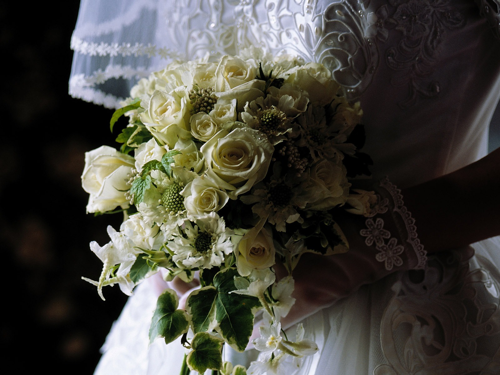 Svatební květinový svatební prsten tapetu (2) #15 - 1600x1200