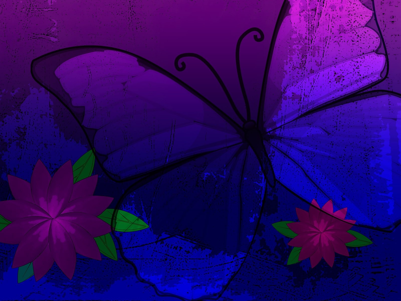 花卉圖案插畫設計壁紙 #15 - 1600x1200