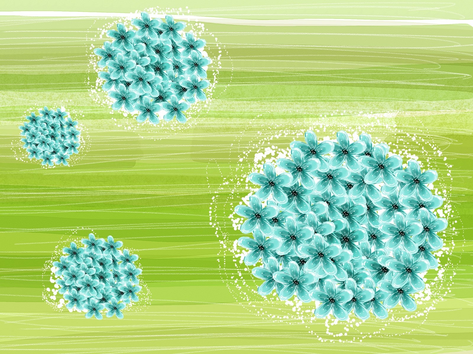 花卉圖案插畫設計壁紙 #25 - 1600x1200