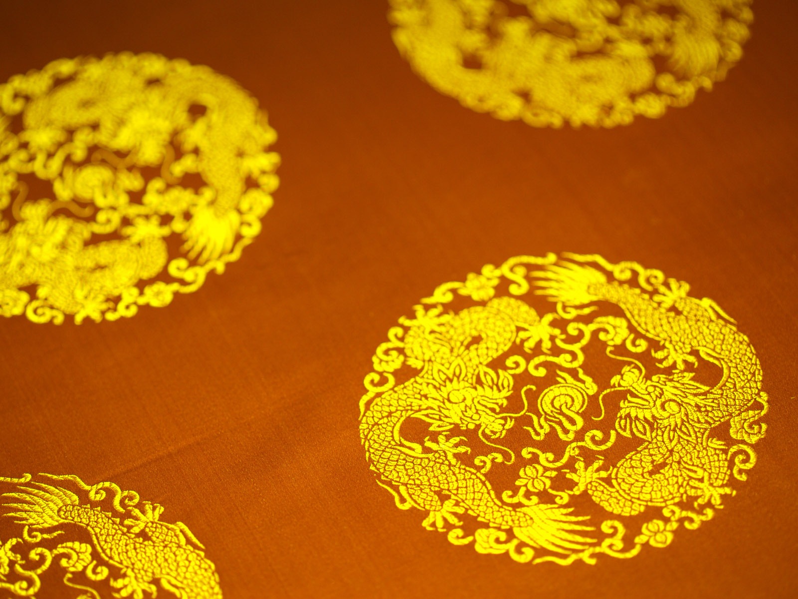 中国風の絶妙な刺繍壁紙 #11 - 1600x1200