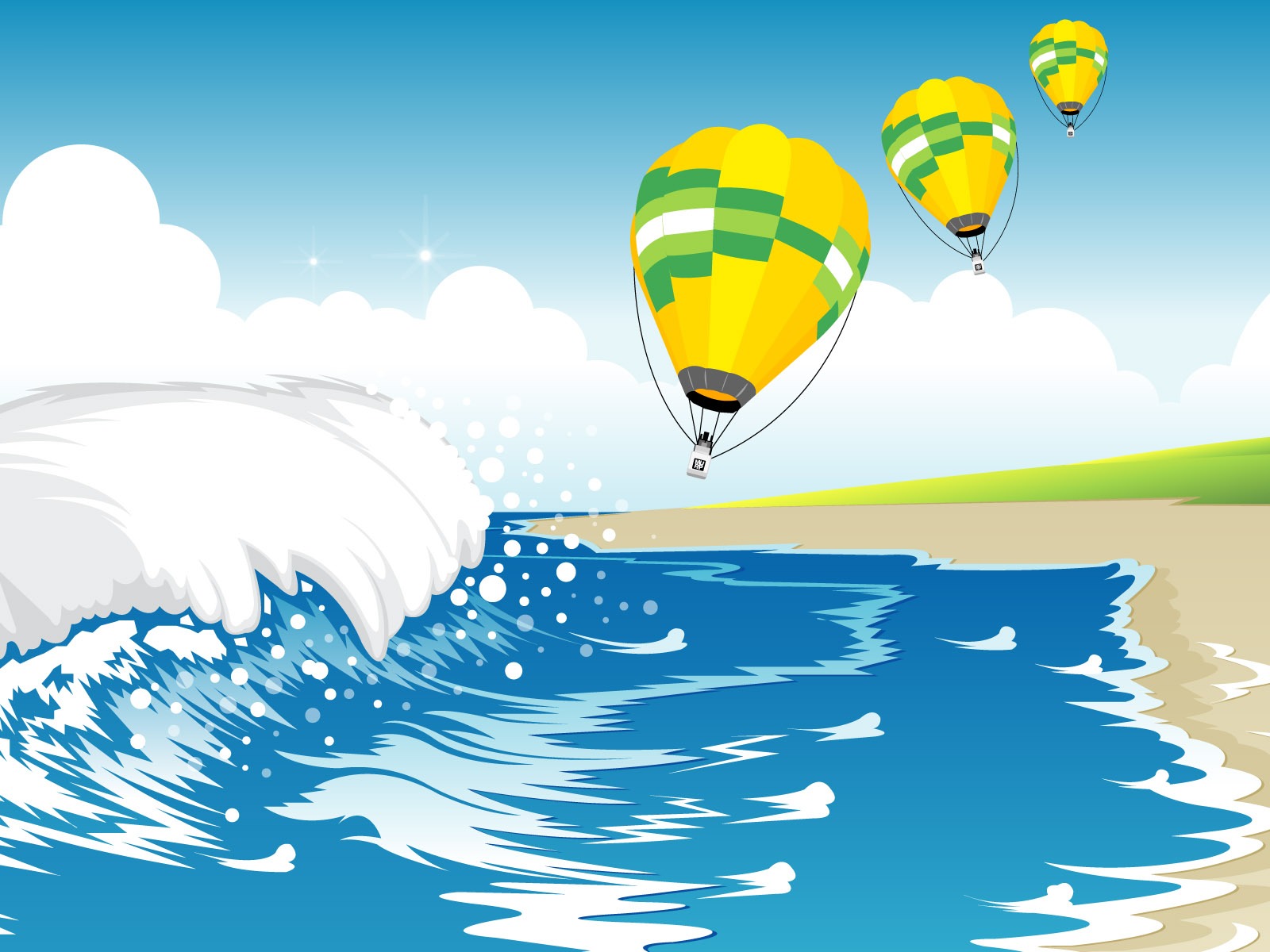 Vector Scenery Collection Wallpapers (2) #2 - 1600x1200