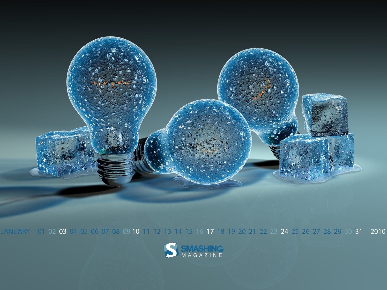 2010年1月月曆壁紙 #6 - 1600x1200
