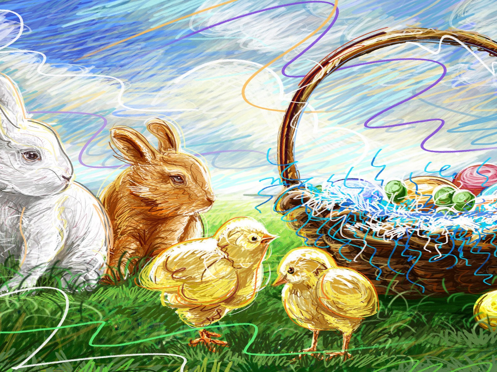 Easter wallpaper album (4) #8 - 1600x1200