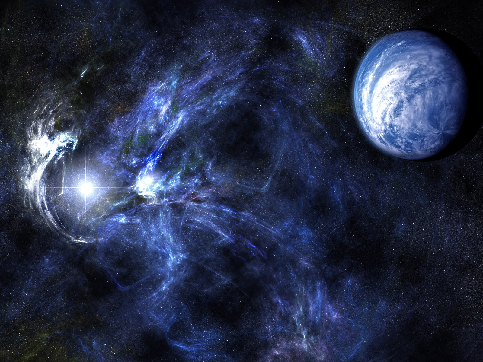 星空地球高清壁紙 #4 - 1600x1200