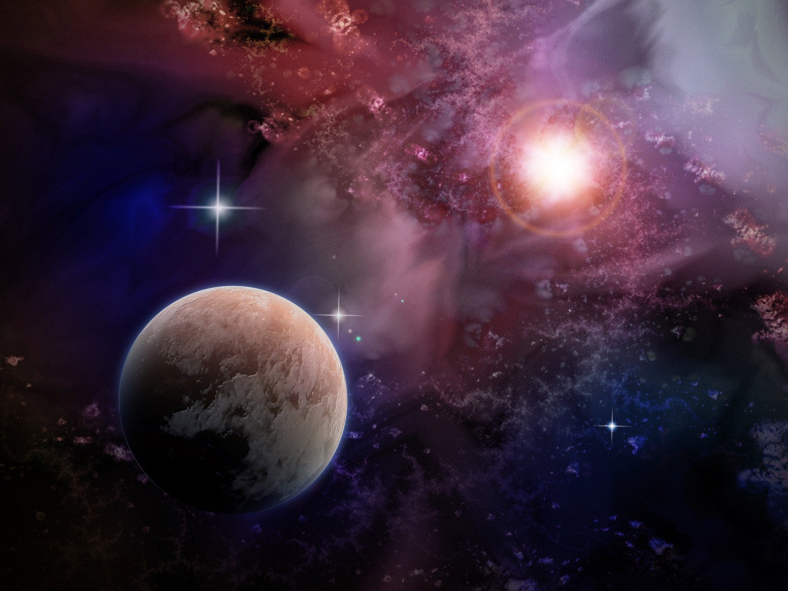 Unendlichen Universums, das schöne Star Wallpaper #30 - 1600x1200