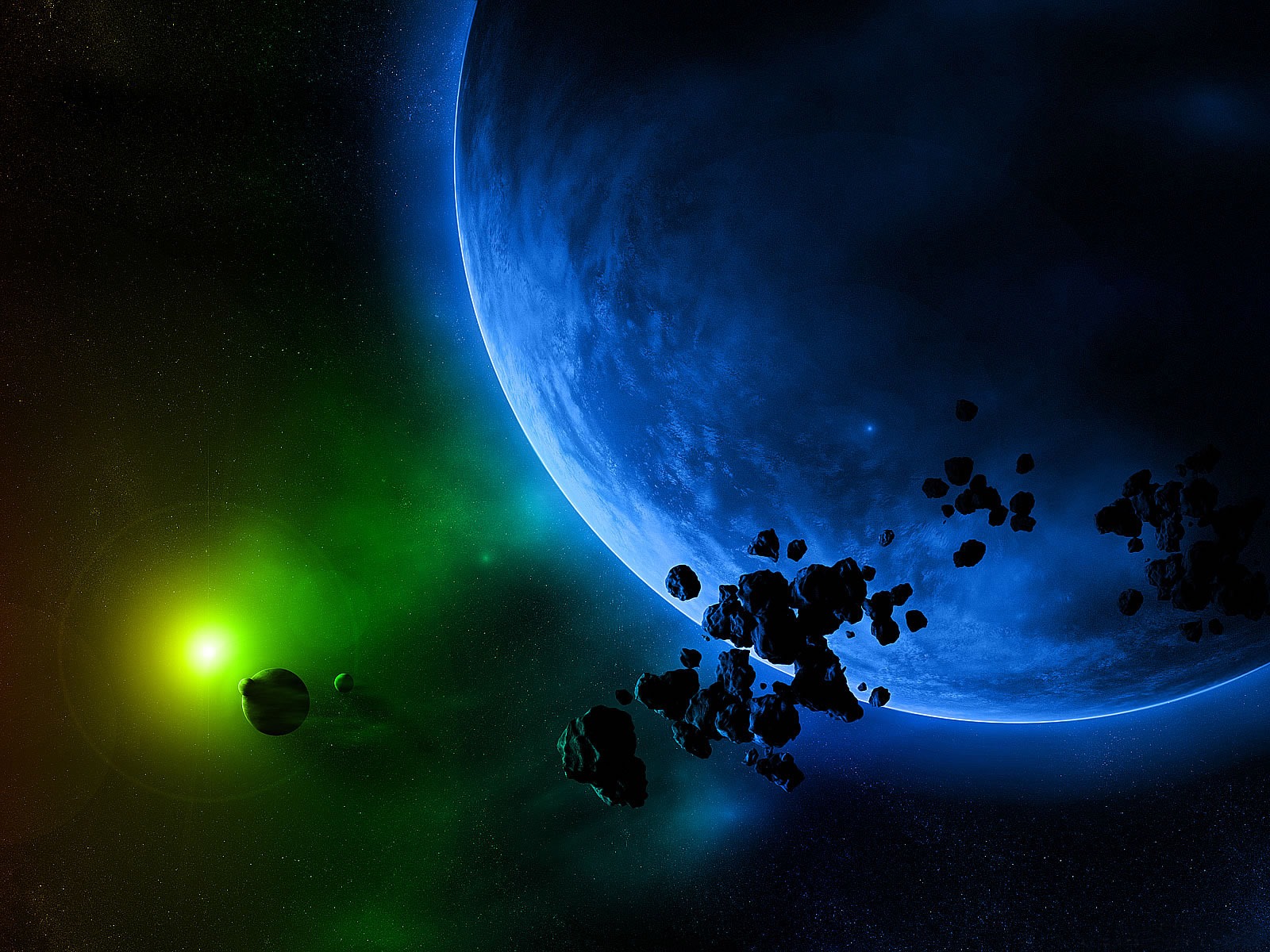 無限遐思 3D星空專輯壁紙 #1 - 1600x1200