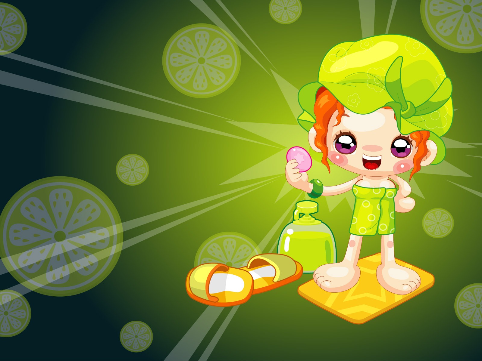 Vector Cartoon Child Wallpaper (1) #3 - 1600x1200