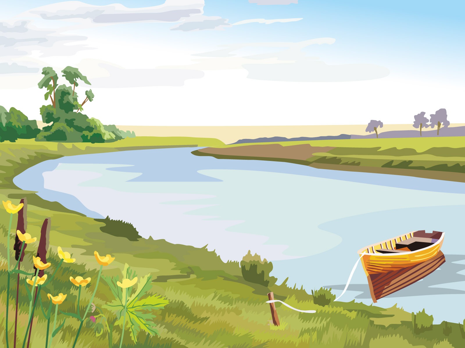 Vector Scenery Bilder (2) #4 - 1600x1200