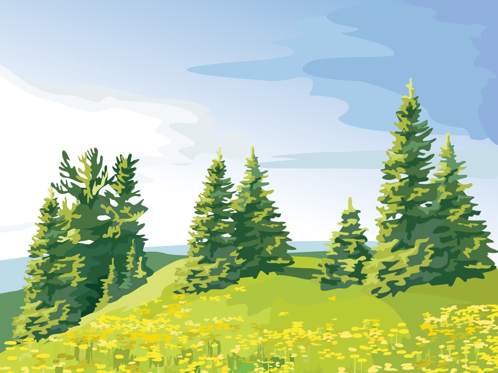 Vector Scenery Bilder (2) #12 - 1600x1200