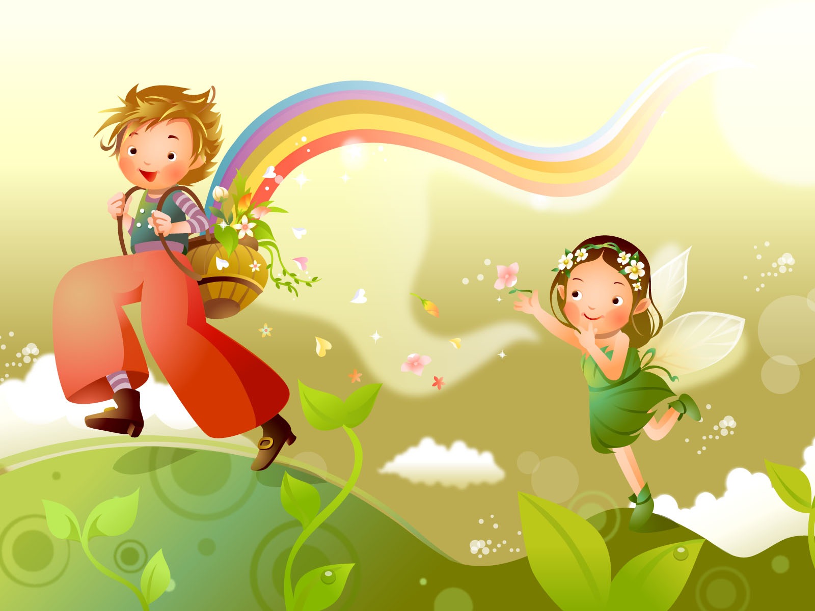 Fairy Tales Vector Wallpaper (2) #15 - 1600x1200
