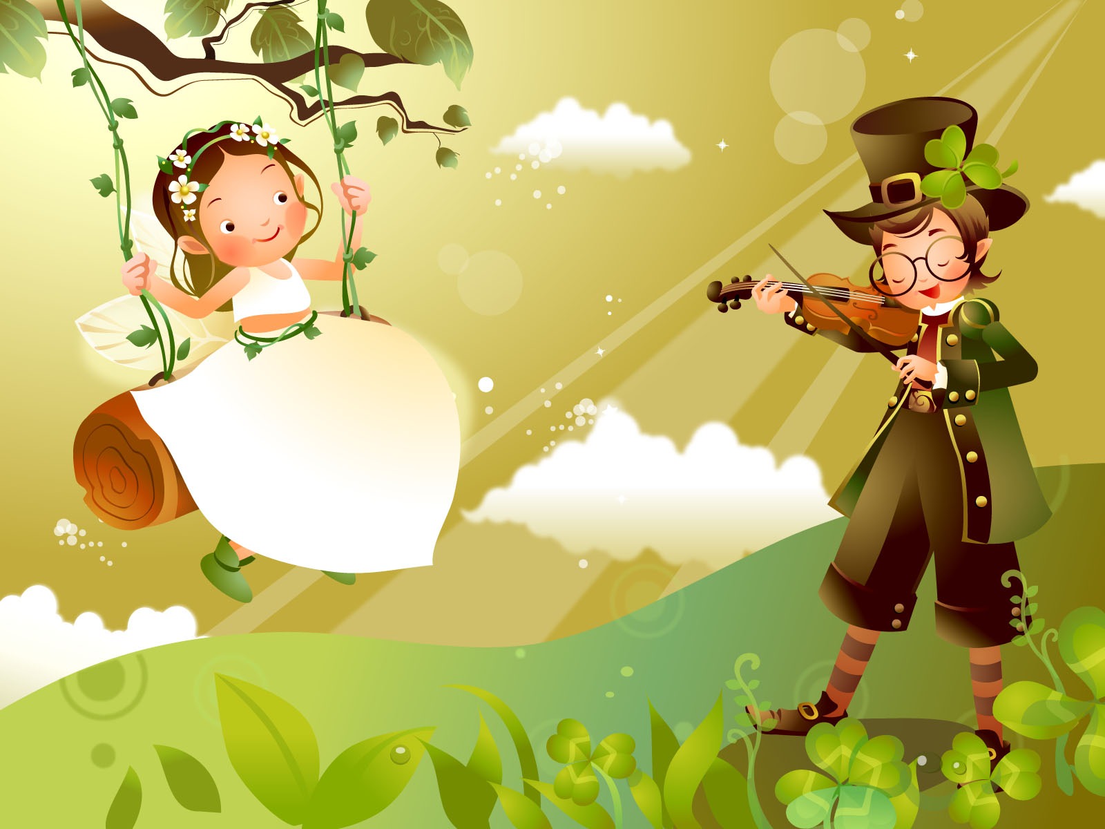 Fond d'écran Fairy Tales Vector (2) #20 - 1600x1200