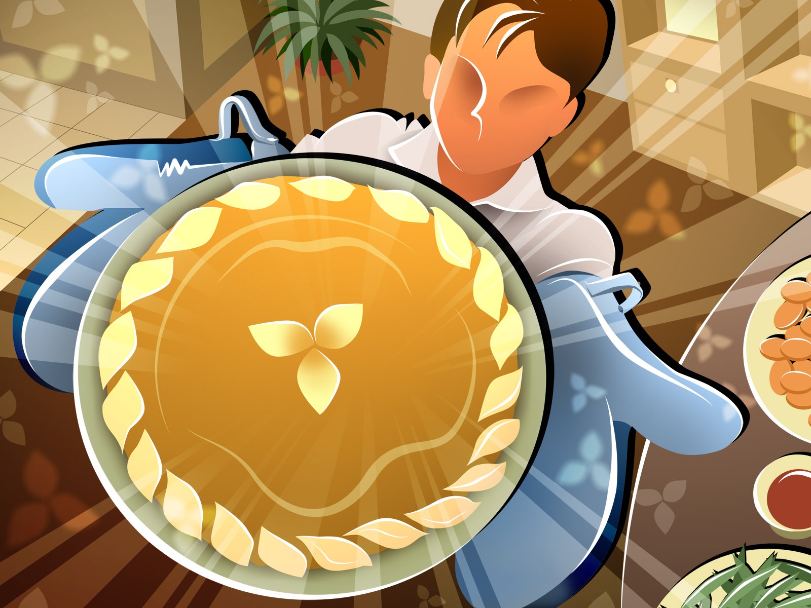 Thanksgiving theme wallpaper (2) #12 - 1600x1200