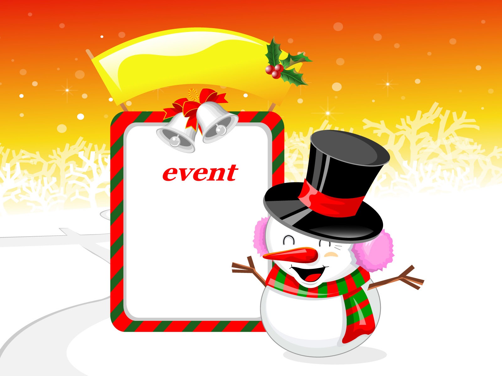 Vector Christmas wallpapers (1) #6 - 1600x1200