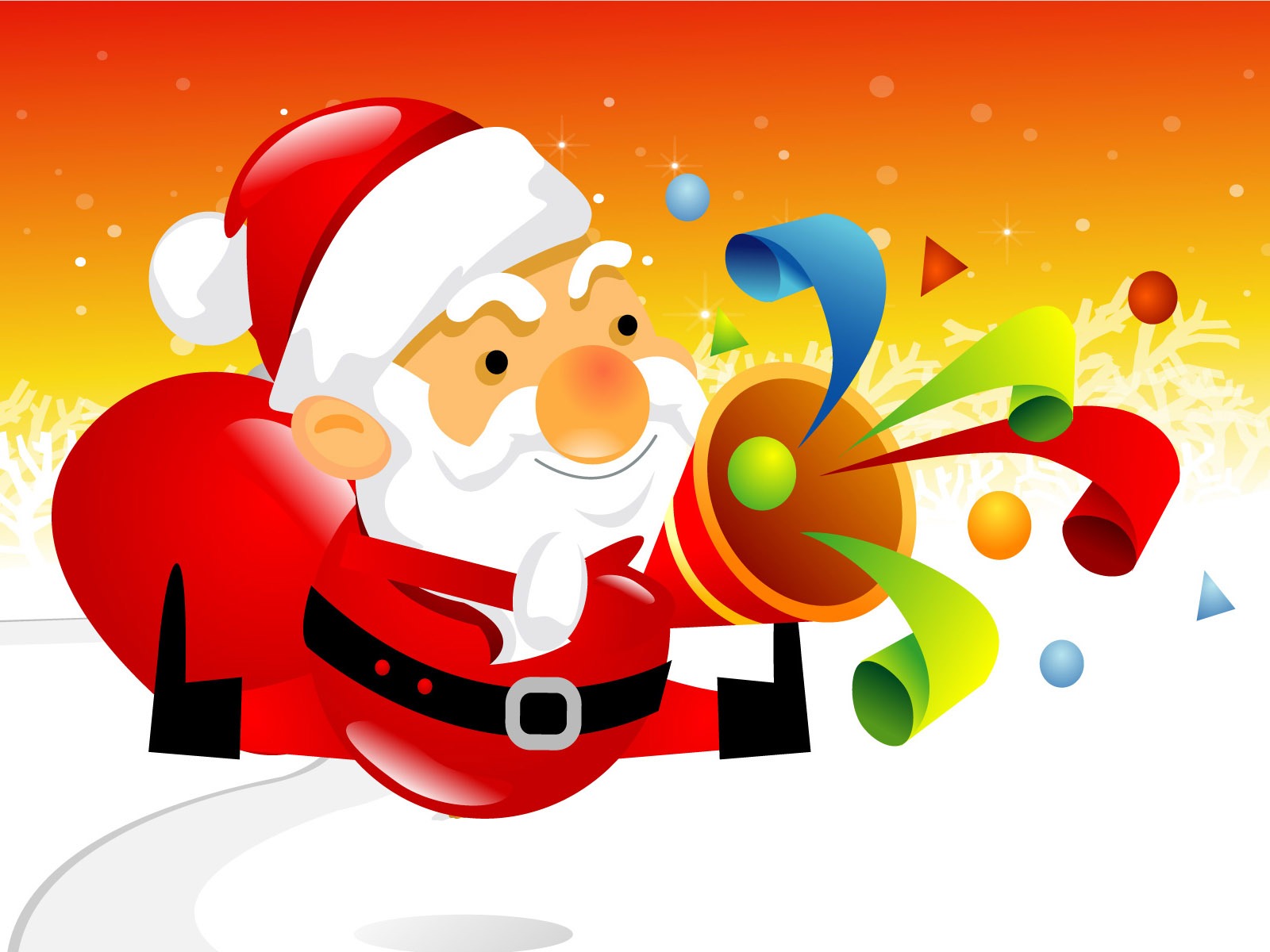 Vector Christmas wallpapers (1) #8 - 1600x1200