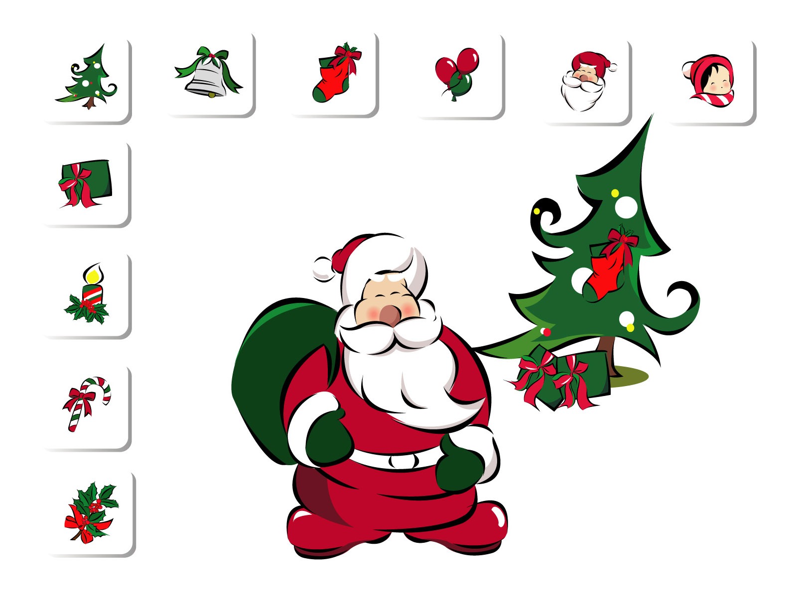 Vector Christmas wallpapers (1) #14 - 1600x1200