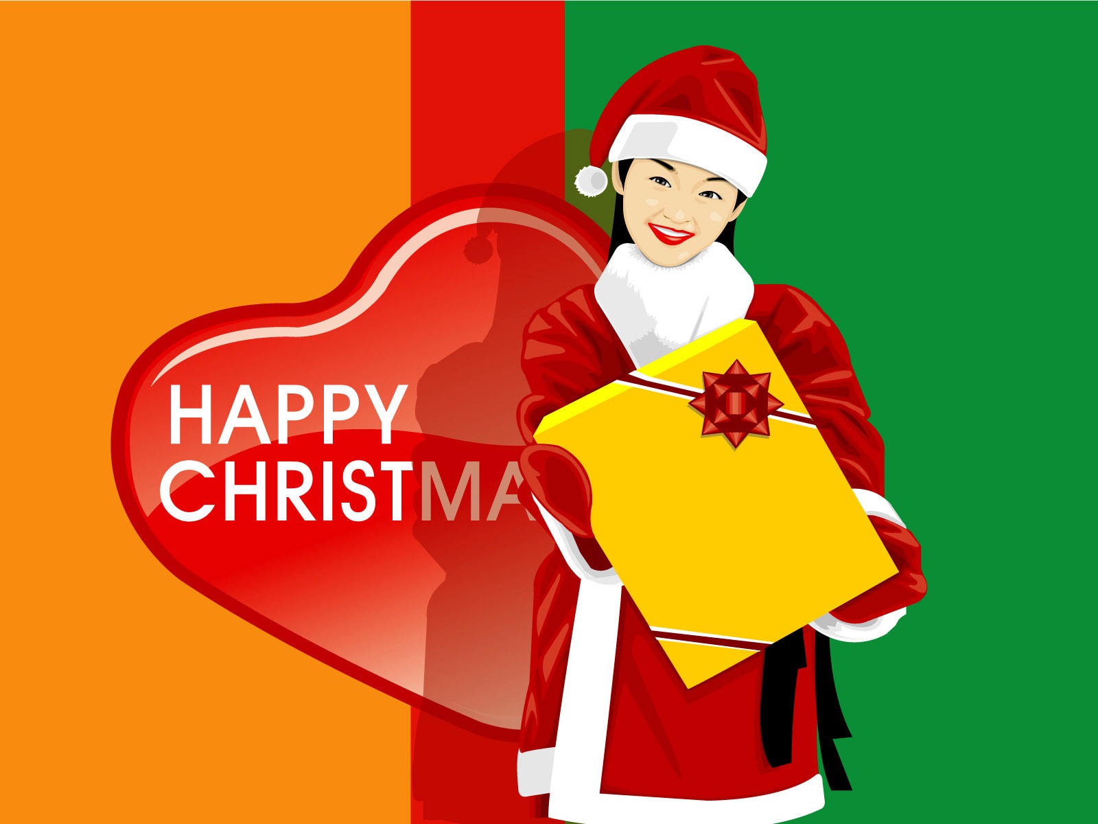 Vector Christmas wallpapers (1) #17 - 1600x1200