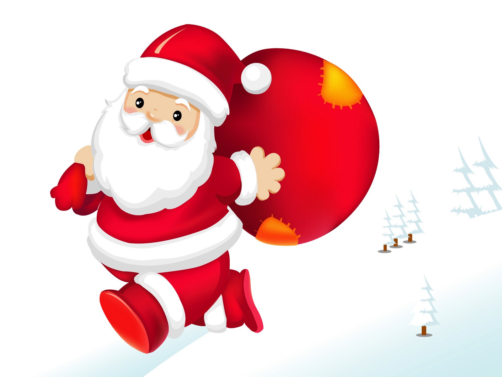Vector Christmas wallpapers (1) #24 - 1600x1200