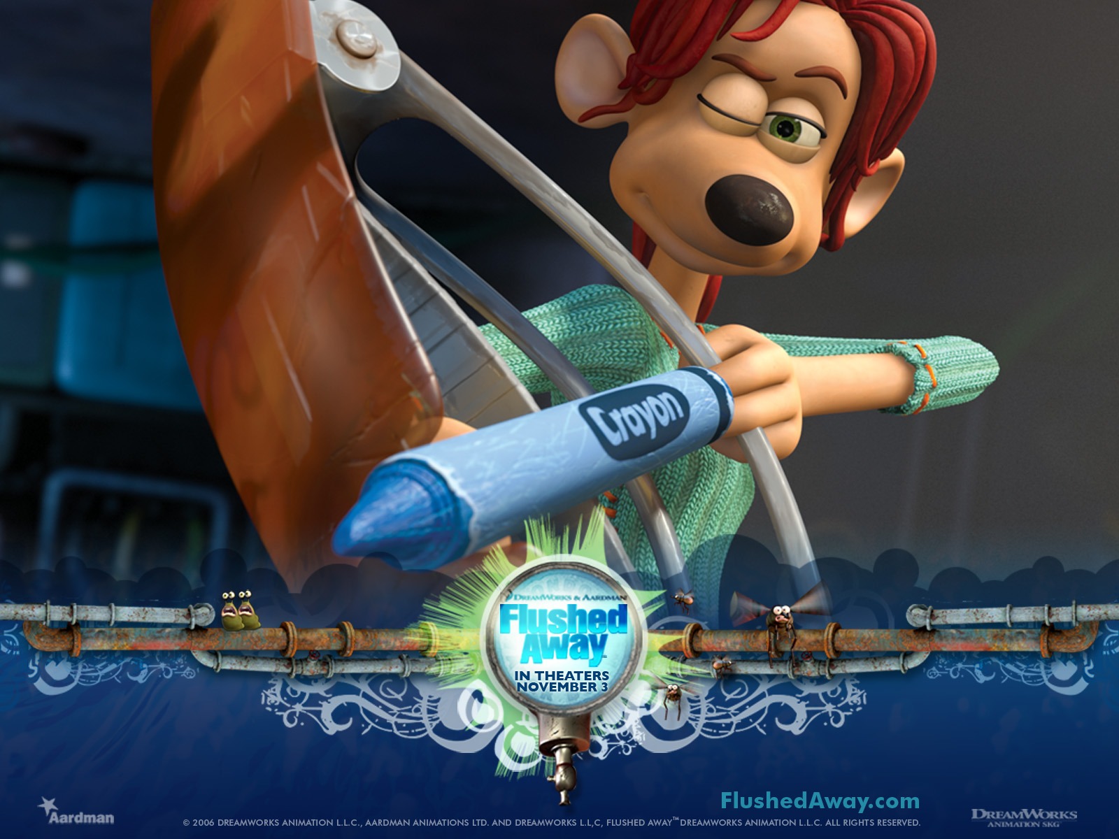 Flushed Away wallpaper #11 - 1600x1200