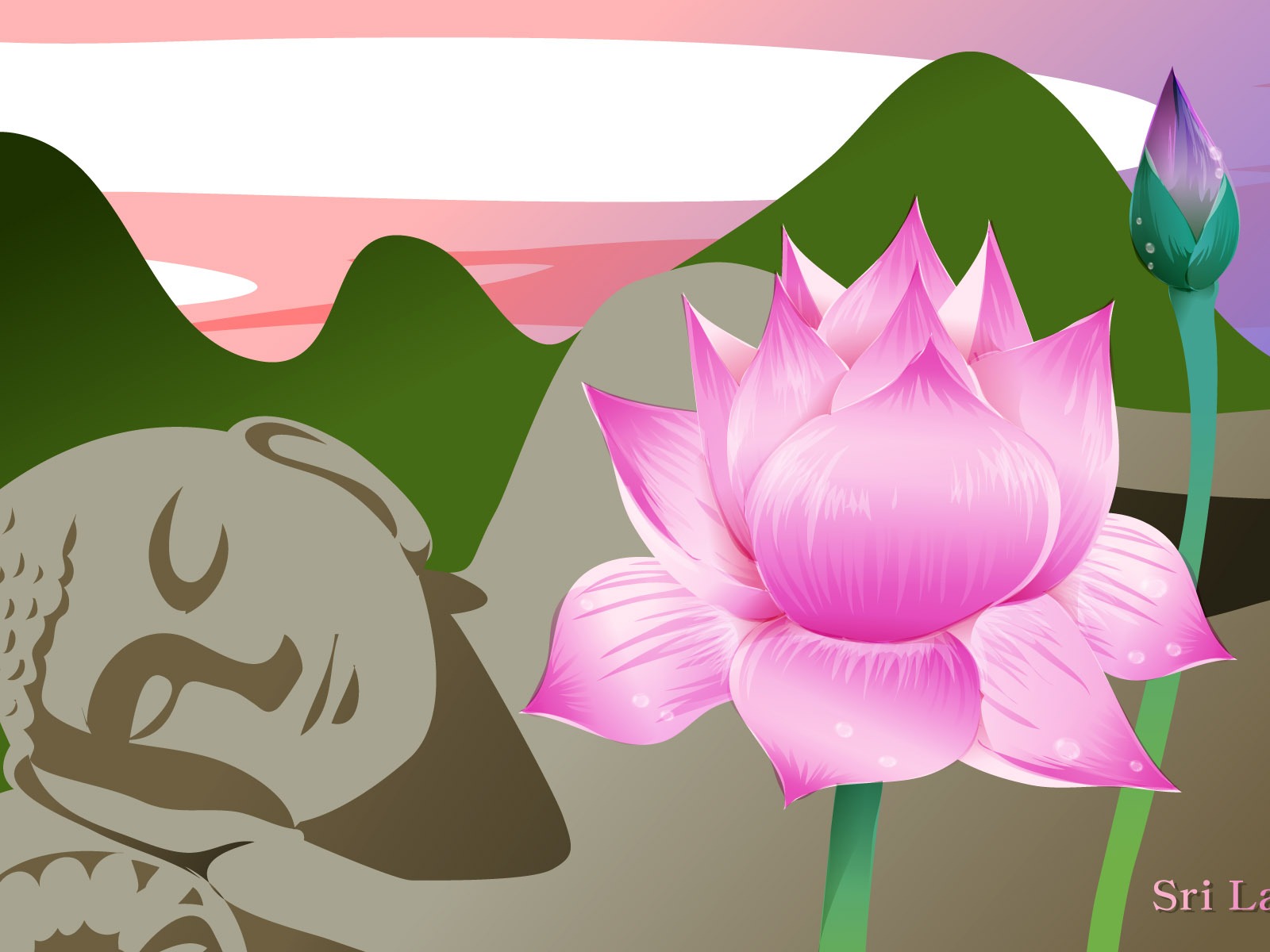 國家與鮮花 壁紙(二) #3 - 1600x1200