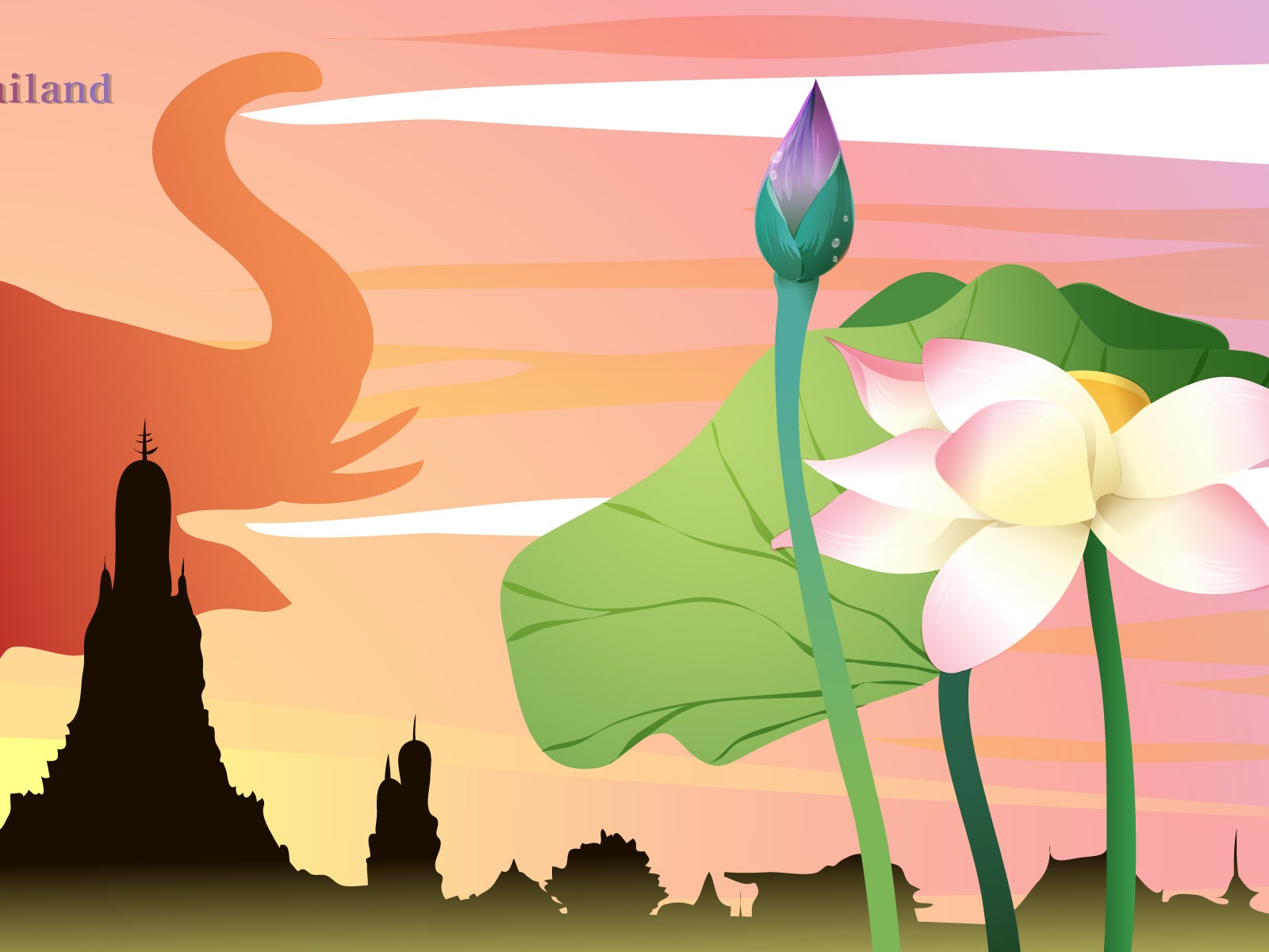 國家與鮮花 壁紙(二) #5 - 1600x1200