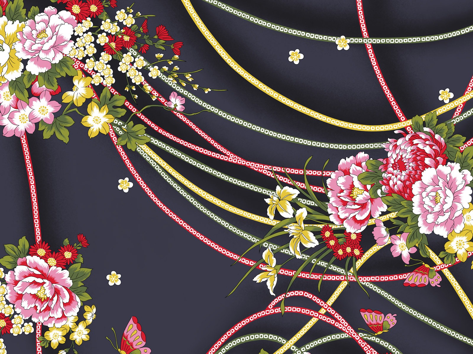 합성 꽃 배경 화면 (1) #10 - 1600x1200