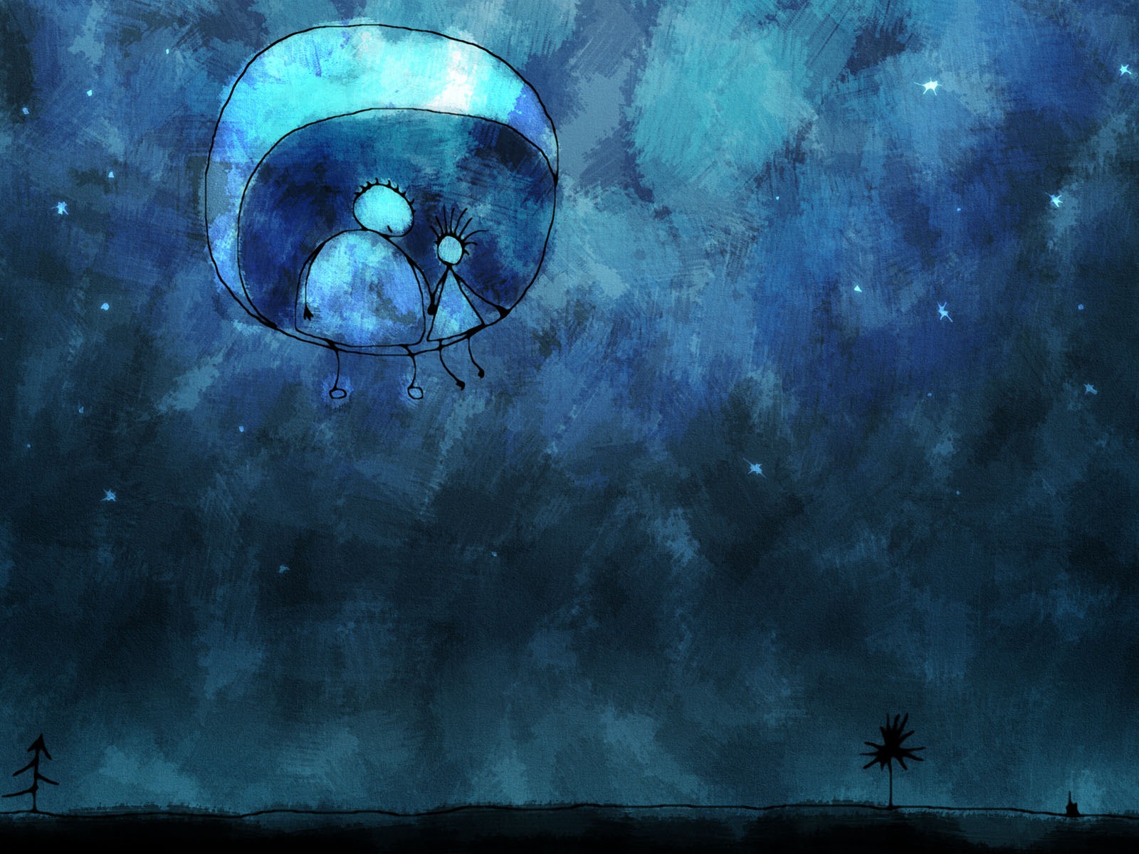 Vlads moon téma wallpaper #4 - 1600x1200