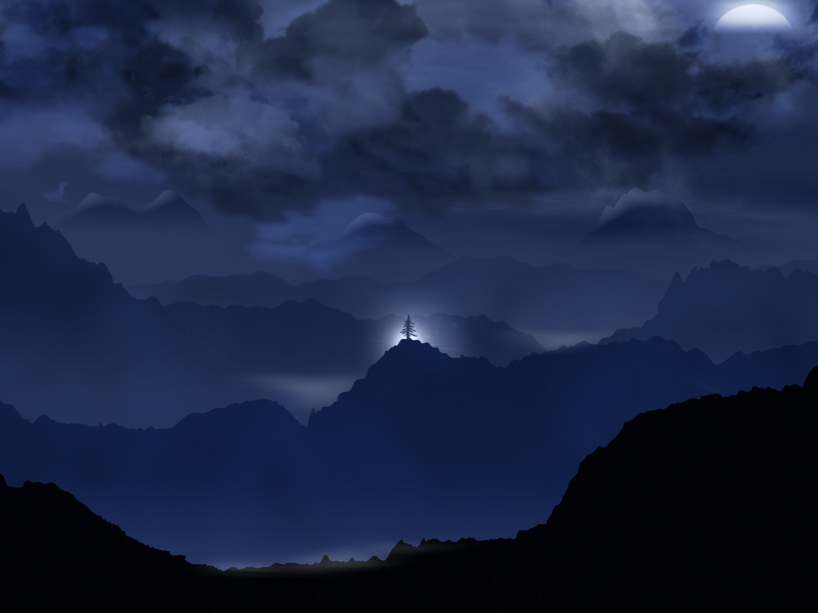 Vlads moon téma wallpaper #16 - 1600x1200