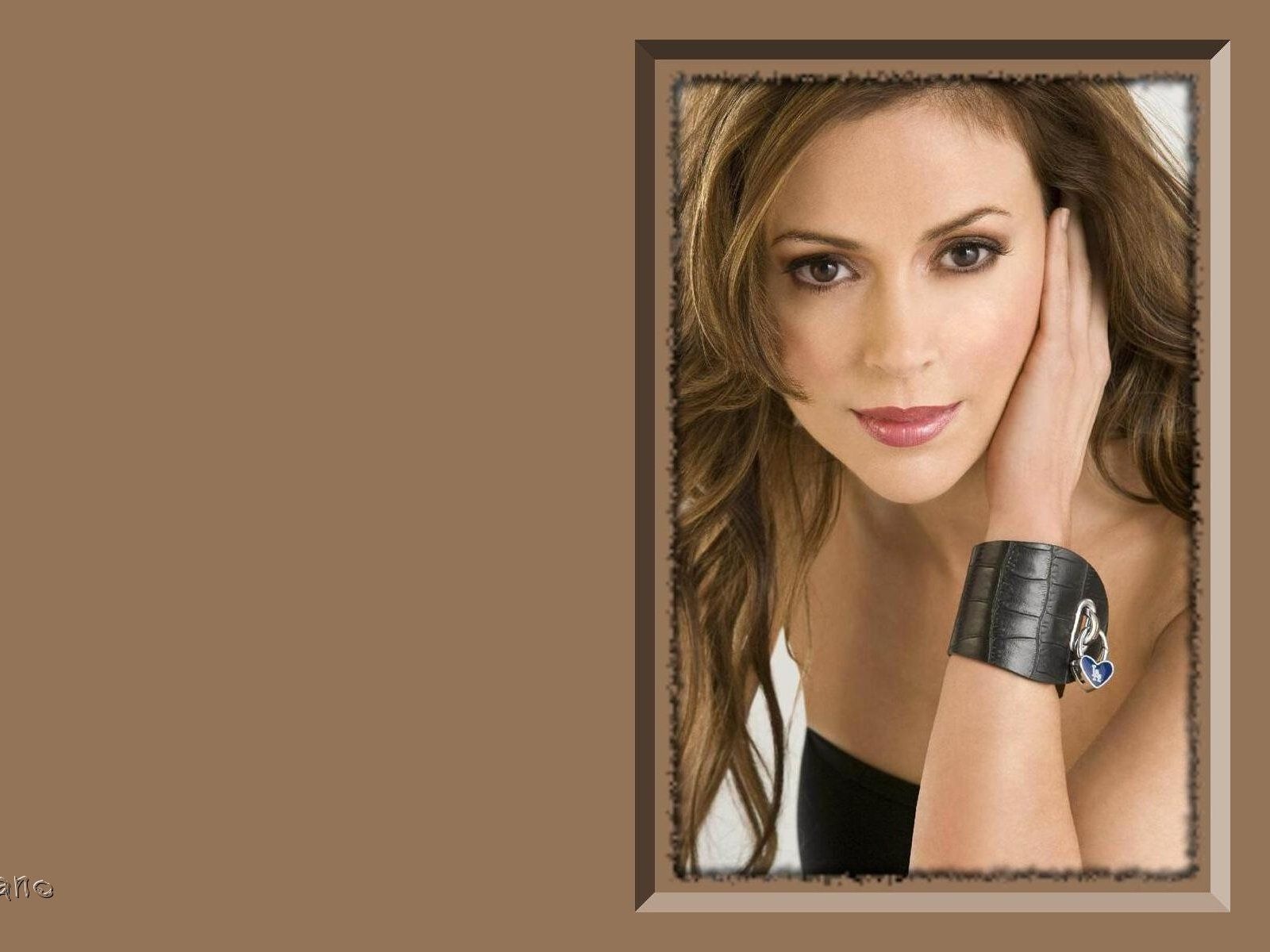 Alyssa Milano 艾莉莎·米兰诺 美女壁纸3 - 1600x1200