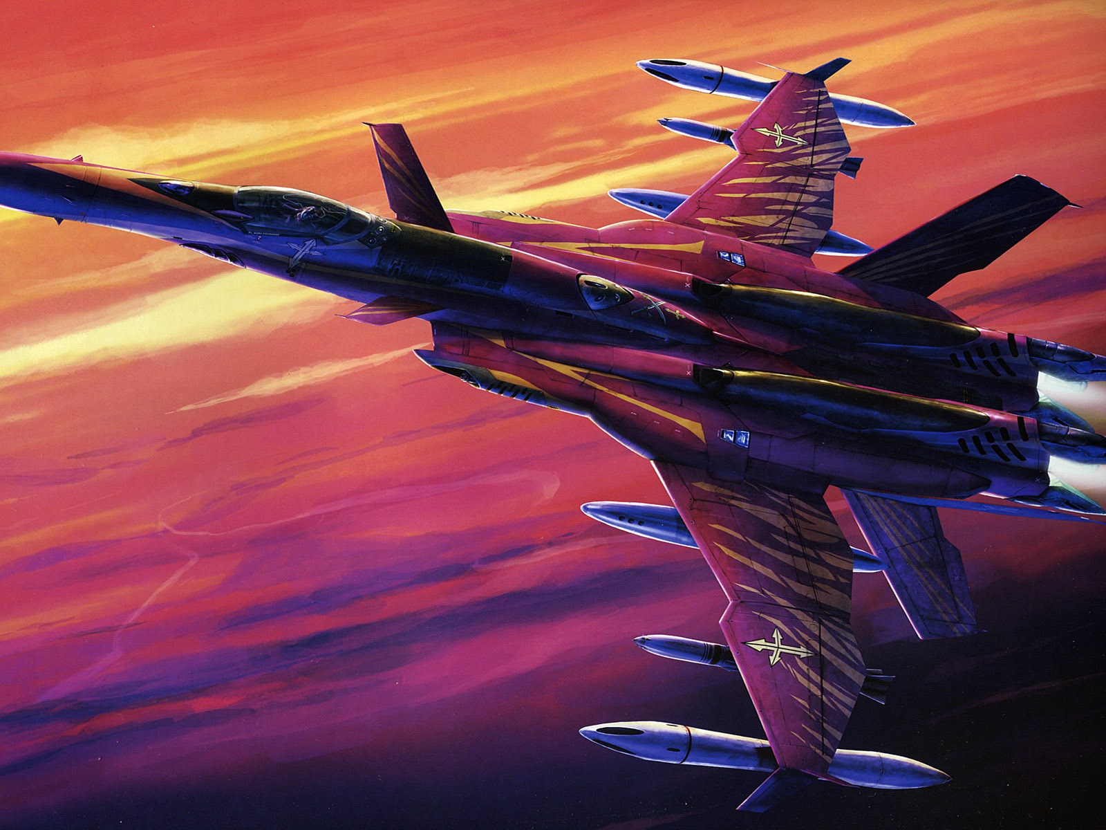 Macross fondo de pantalla de combate (2) #15 - 1600x1200