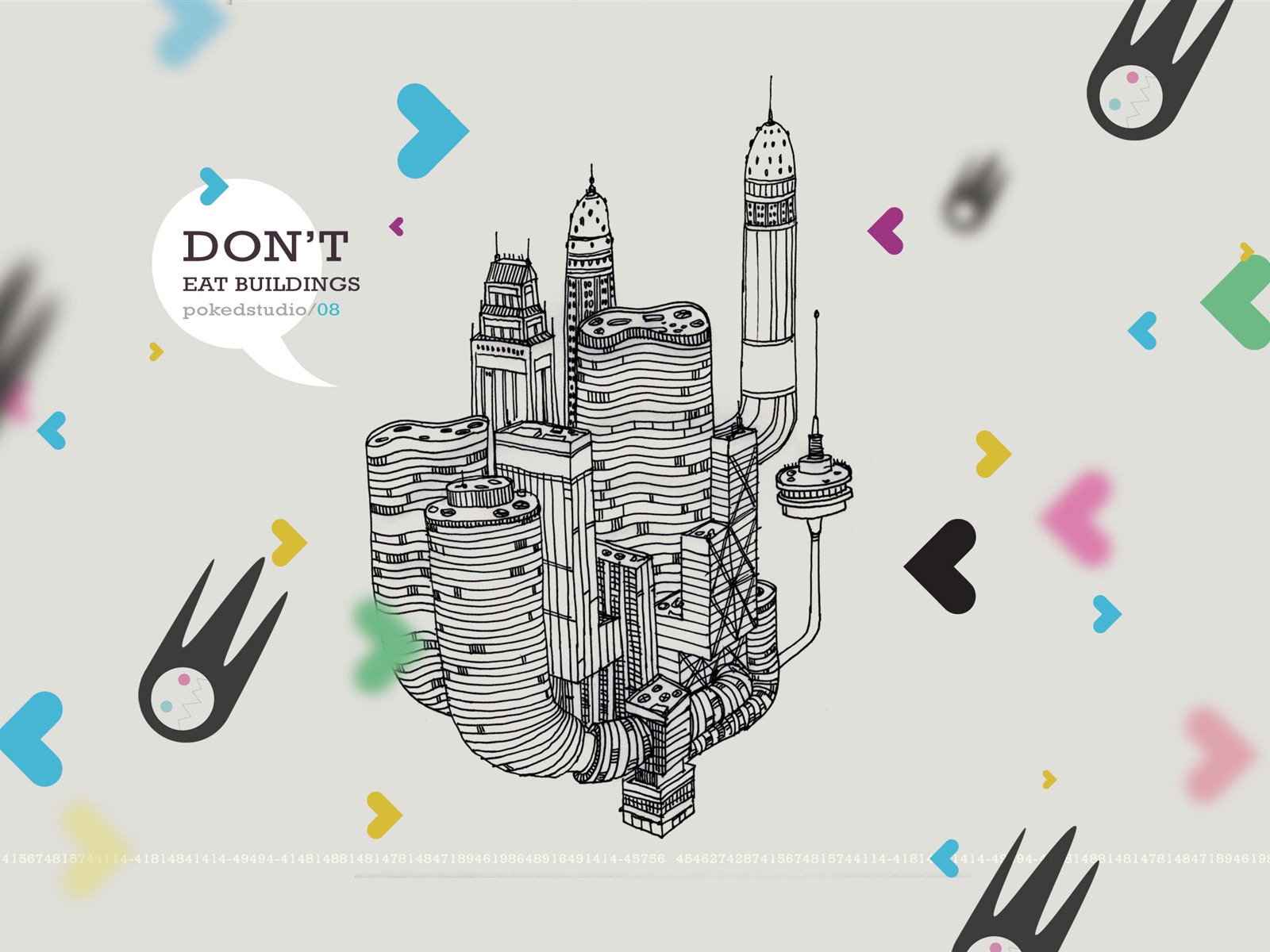 Poked Studio 潮流插畫設計壁紙 #5 - 1600x1200