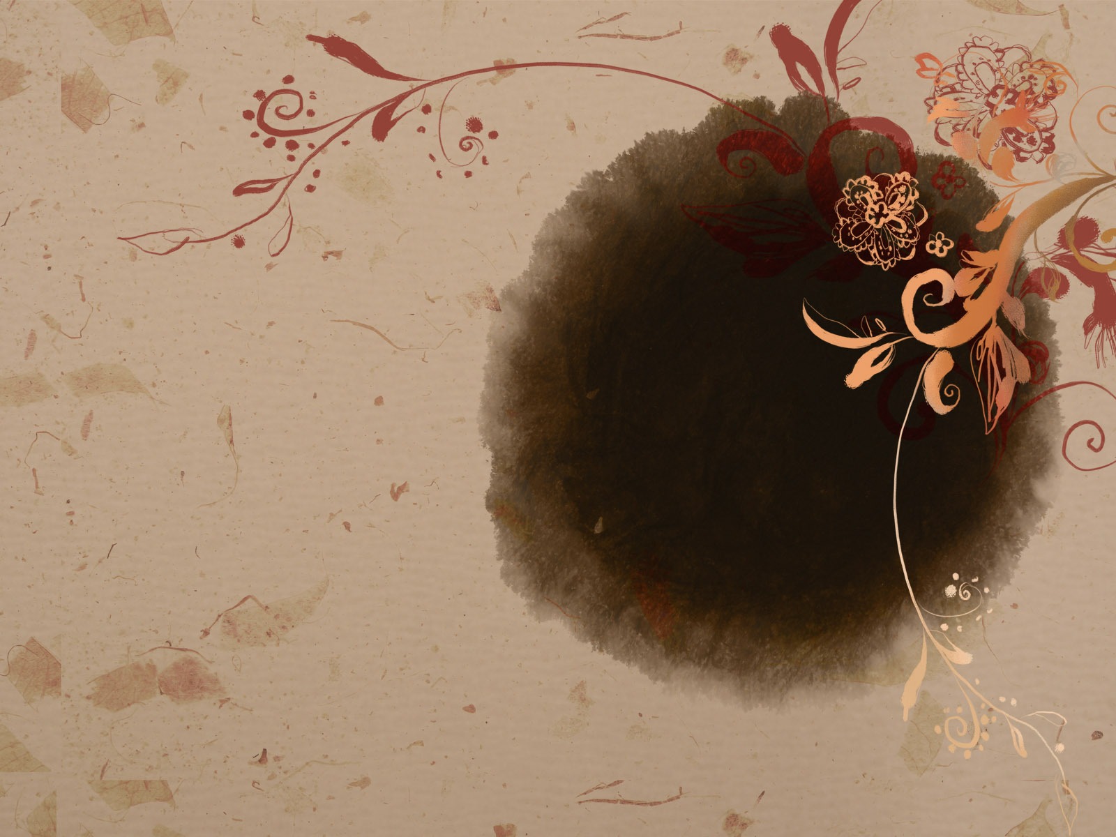 靈氣墨染新年壁紙 #4 - 1600x1200