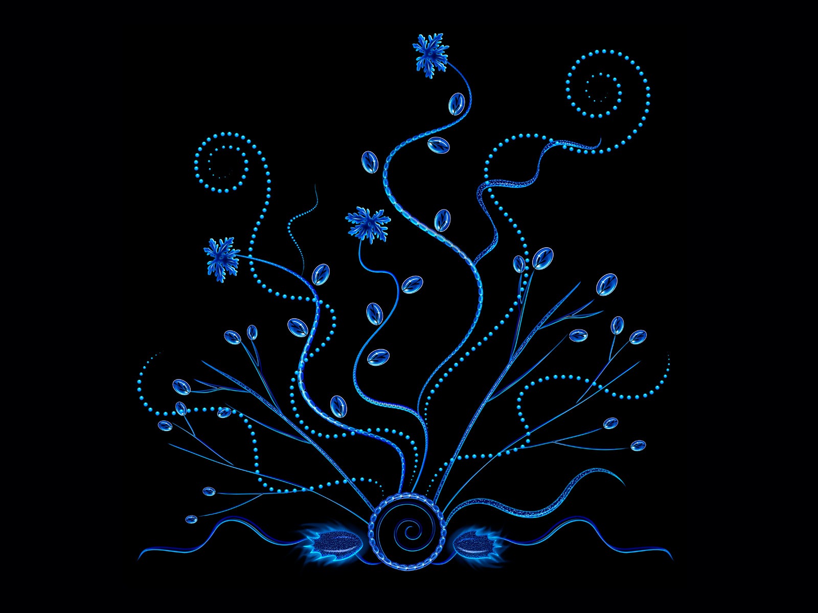 炫彩花紋 壁紙(一) #13 - 1600x1200