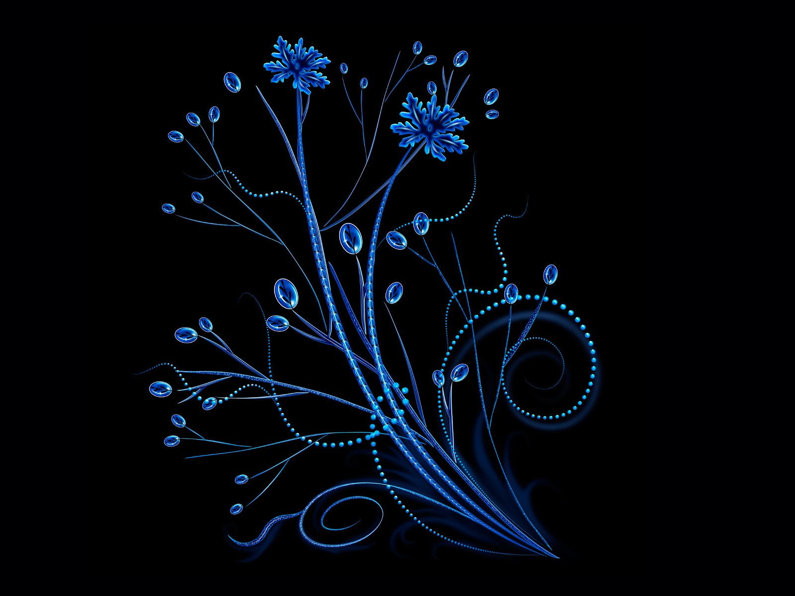 炫彩花紋 壁紙(一) #18 - 1600x1200