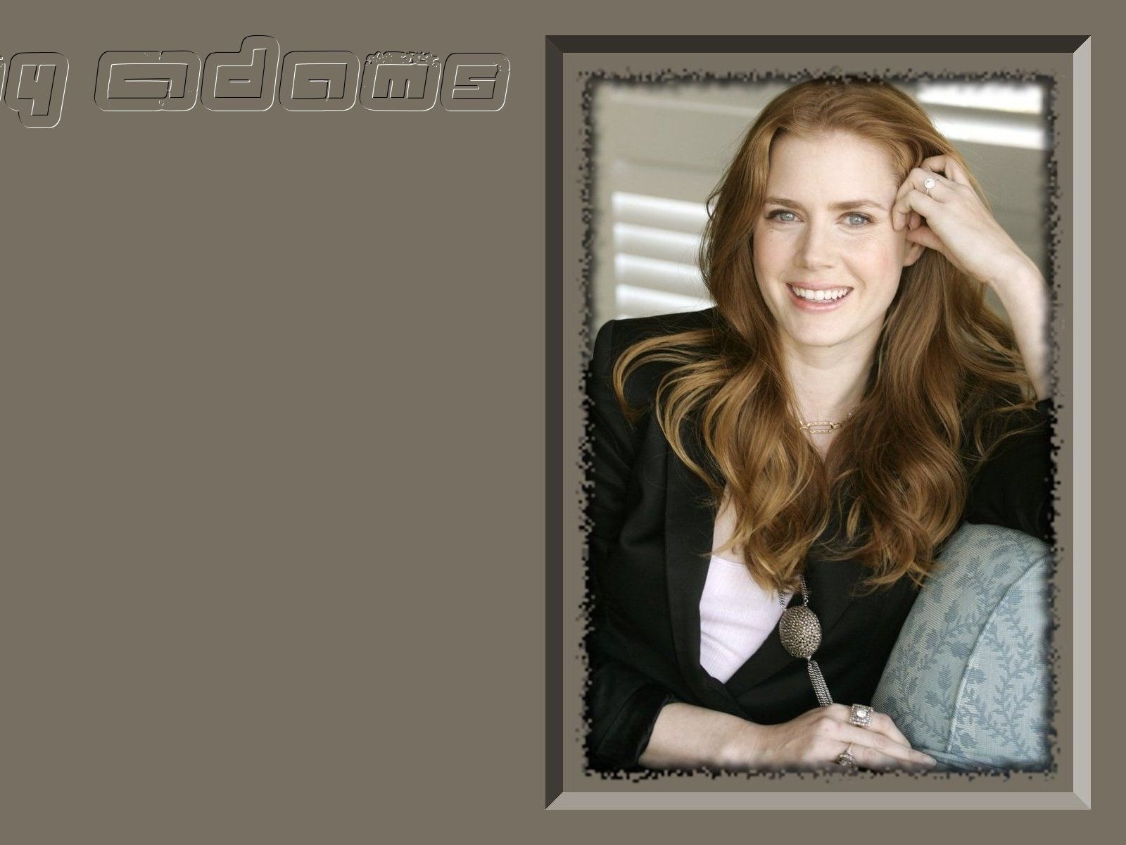 Amy Adams krásnou tapetu #6 - 1600x1200
