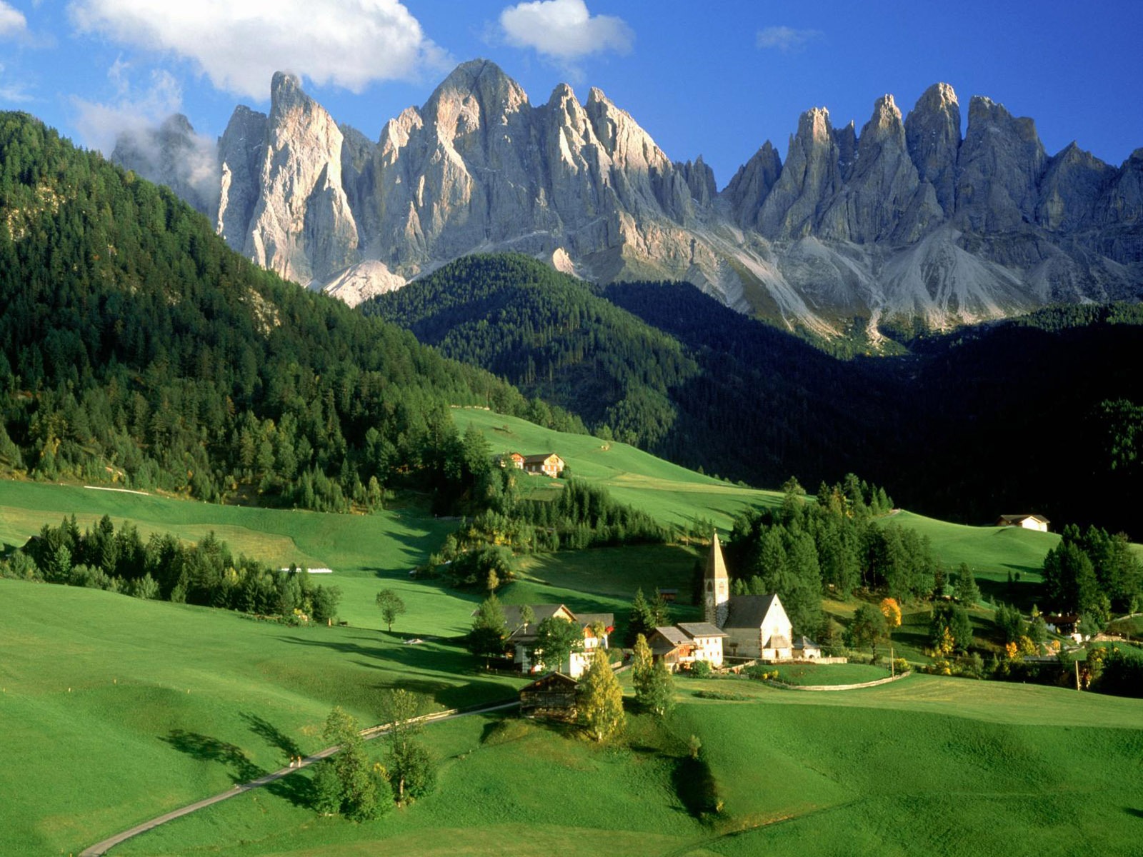 Italienische Landschaft Wallpaper (1) #1 - 1600x1200