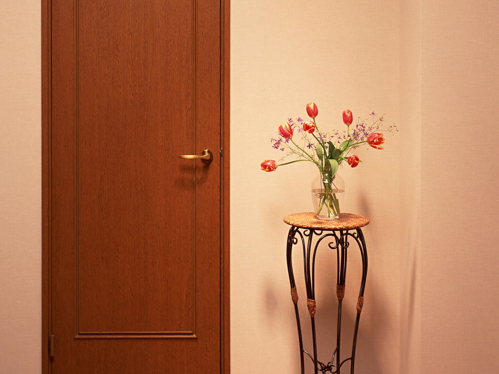 실내 꽃 벽지 (6) #3 - 1600x1200
