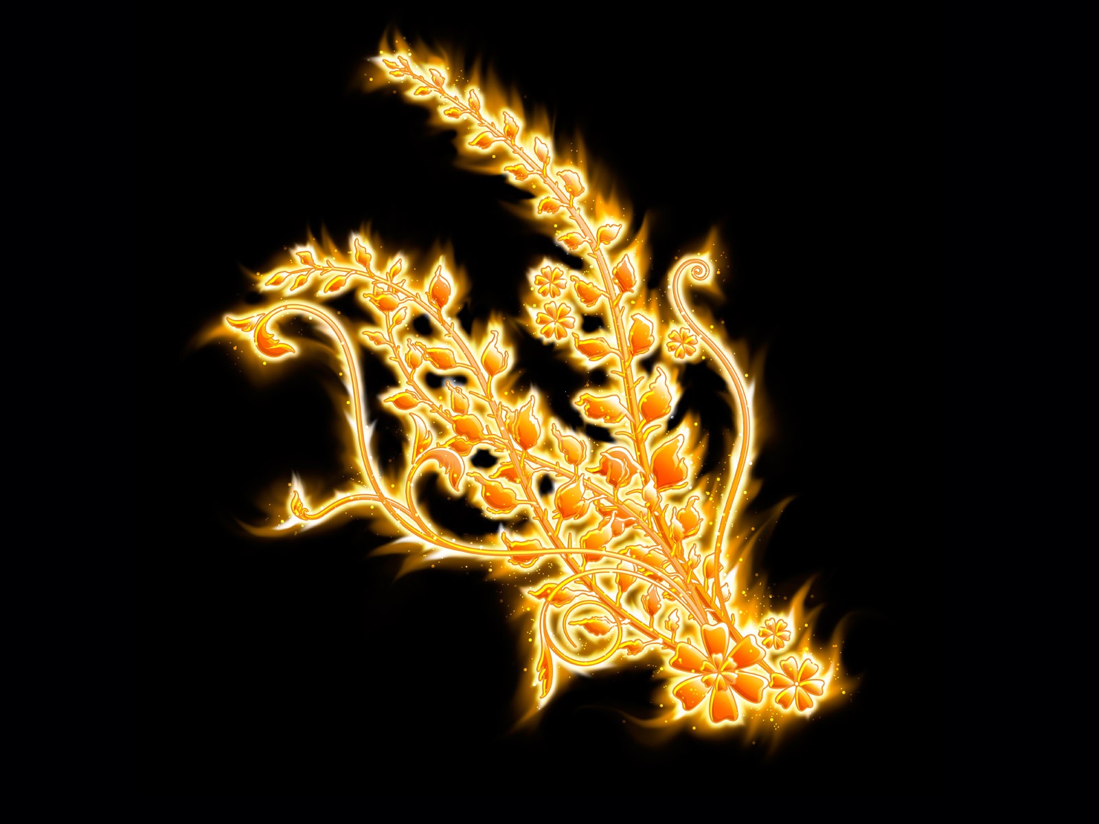 炫彩花紋 壁紙(三) #15 - 1600x1200