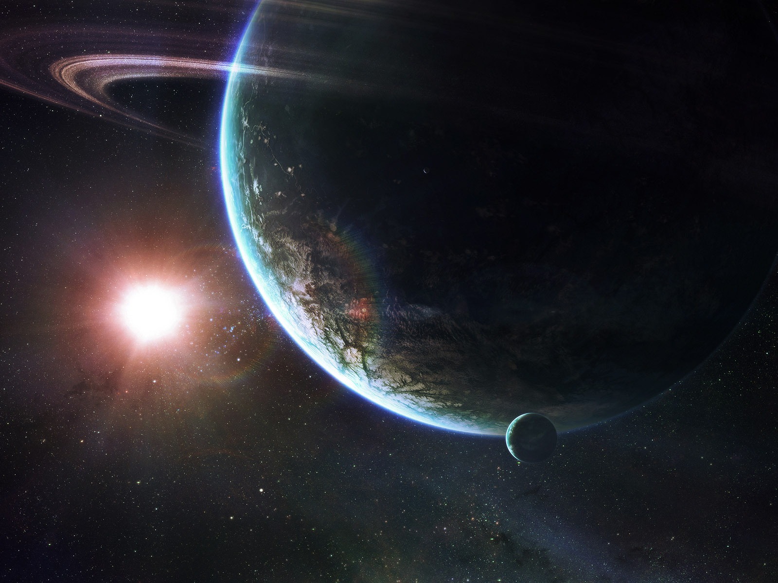 Widescreen wallpaper Star Earth (1) #8 - 1600x1200