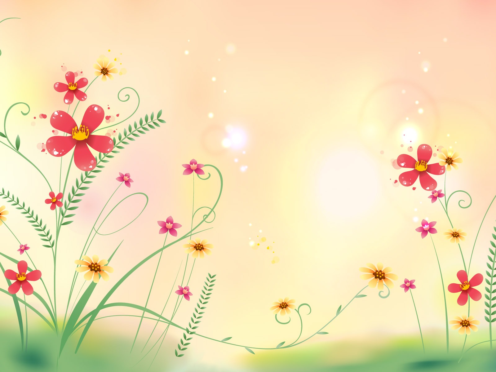 炫彩花紋 壁紙(九) #3 - 1600x1200
